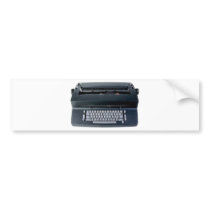typewriter bumper stickers