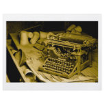 typewriter flyer