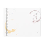 Typewriter Grunge Coffe Stain Postcard Template