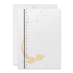 Typewriter Grunge Coffee Stain Invitation Template