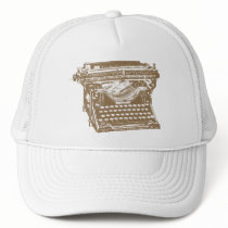 Typewriter Mesh Hats