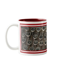 Typewriter Keys "I Love You" Coffee Mug