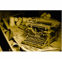 typewriter photo sculpture photo sculptures