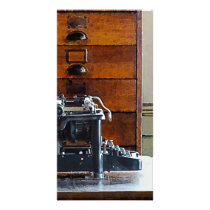 Typewriter Picture Card