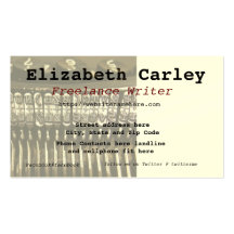 Typewriter Scene Business Card