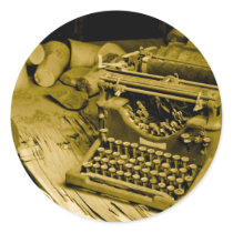 typewriter sticker