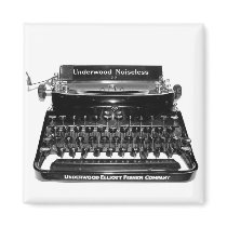Typewriter Writer Magnet