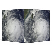 Typhoon Lupit off the Philippines Vinyl Binders