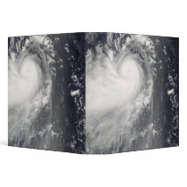 Typhoon Nuri approaching the Philippine Islands Vinyl Binder