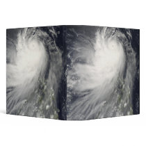Typhoon Nuri over the Philippine Islands Vinyl Binders