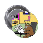 Typical Beaver Last Will & Testament Pinback Button