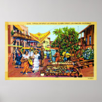 Typical of Early Los Angeles - Olvera Street Posters