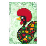 Typical Rooster of Barcelos Customized Stationery