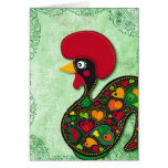 Typical Rooster of Barcelos Greeting Card