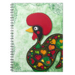 Typical Rooster of Barcelos Note Book