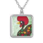 Typical Rooster of Barcelos Pendant