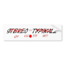 typikalz Bumper Sticker bumper stickers