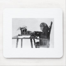 Typing Monkey Mouse Mats