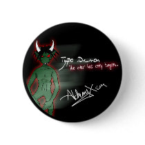 Typo Demon Button by tiamot Typo Demon Button