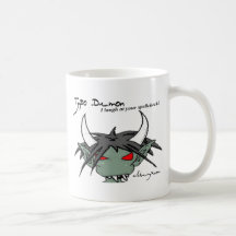 Typo Demon Mug: Spellcheck