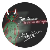 Typo Demon Stickers