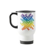 Typographic Dance (Spectrum) Coffee Mugs