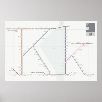 Typographic Metro Map Posters by noktulo