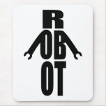 Typographic Robot Mousepad