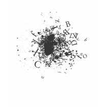 Typography Explosion t-shirts