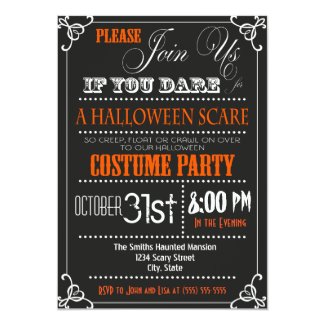 Custom Halloween Party Invitation