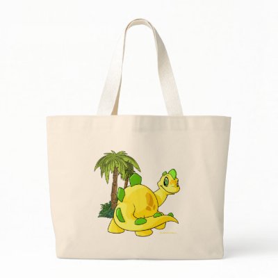 Tyrannian  yellow Chomby gazing Canvas Bags by neopets