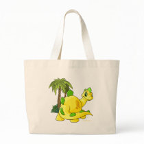 Tyrannian  yellow Chomby gazing Canvas Bags