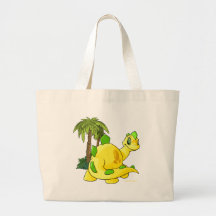 Tyrannian  yellow Chomby gazing Canvas Bags