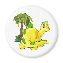 Tyrannian yellow Chomby gazing magnets by neopets Tyrannian yellow Chomby gazing magnets