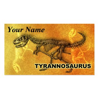 Tyrannosaurus Business Card Template