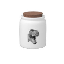 Tyrannosaurus Rex Candy Jars