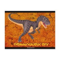 Tyrannosaurus Rex postcard by nyctherion Tyrannosaurus Rex postcard