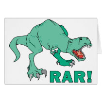 Tyrannosaurus Rex Rar! cards