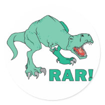 Tyrannosaurus Rex Rar! stickers by alternateworlds Tyrannosaurus Rex Rar! stickers
