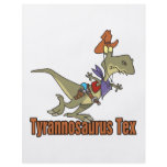 tyrannosaurus rex tex cowboy dinosaur full color flyer