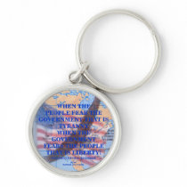 TYRANNY VS. LIBERTY KEYCHAIN