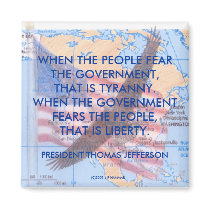 TYRANNY VS. LIBERTY magnets by skywatcher TYRANNY VS. LIBERTY magnets