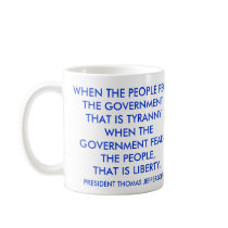 TYRANNY VS. LIBERTY mugs by skywatcher TYRANNY VS. LIBERTY mugs