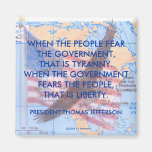 TYRANNY VS. LIBERTY REFRIGERATOR MAGNETS