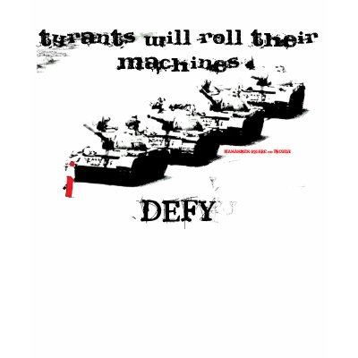 Tyrants Will Roll Their Machines / Defy. Tank Top by TragicTruth