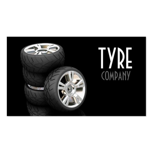 Tyre Company Business Card (front side)