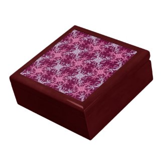 Tyrian Purple and Pink Damask Floral