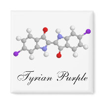 Tyrian purple magnets by Nushka Tyrian purple magnets