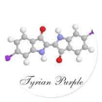 Tyrian purple stickers by Nushka Tyrian purple stickers