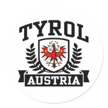 Tyrol Austria Stickers